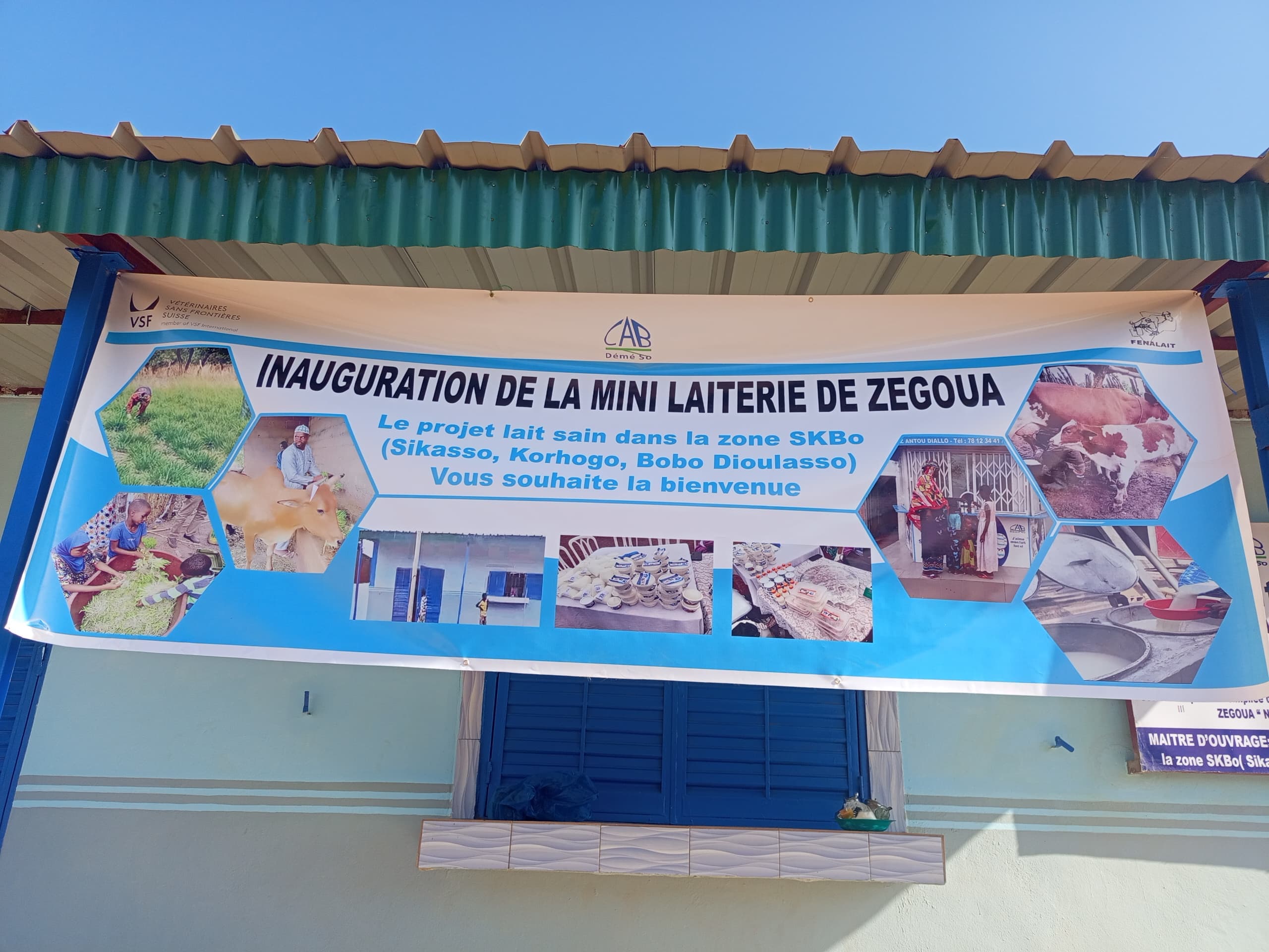 Inauguration de la Mini-Laiterie de Zégoua
